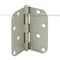 Prime-Line Door Hinge Residential Smooth Pivot, 4 in. with 5/8 in. Radius Corners, Satin Nickel 3 Pack U 1150953 - alternate 1